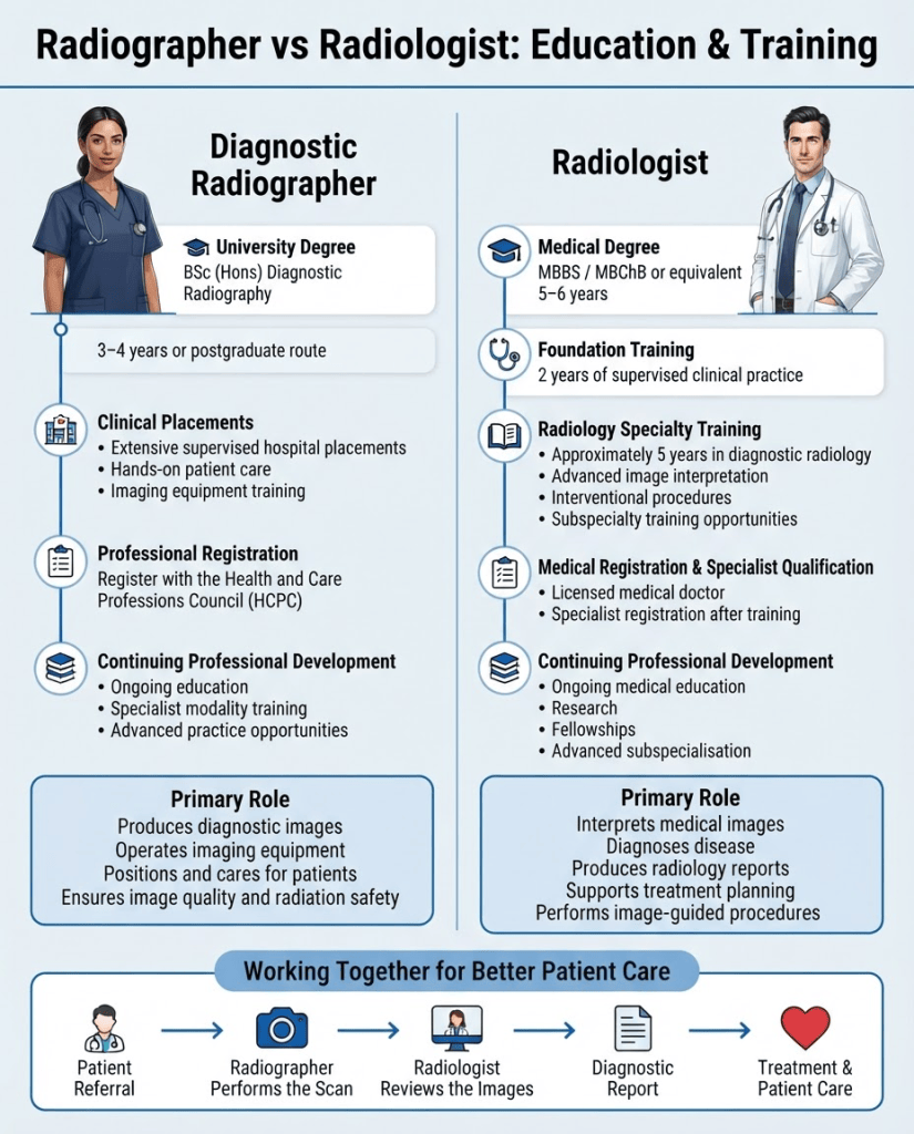 Radiographer vs Radiologist: What’s the Difference?